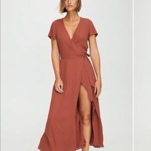 Aritzia Babaton Wrap Dress - Size S